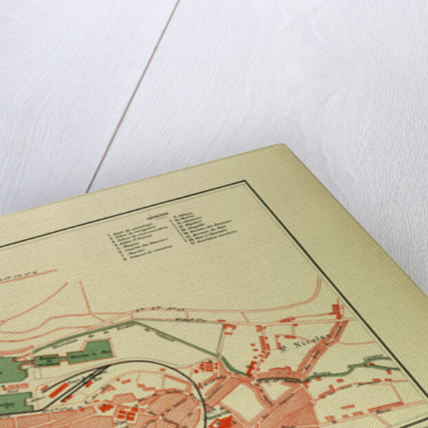 Map of Fécamp France by Anonymous