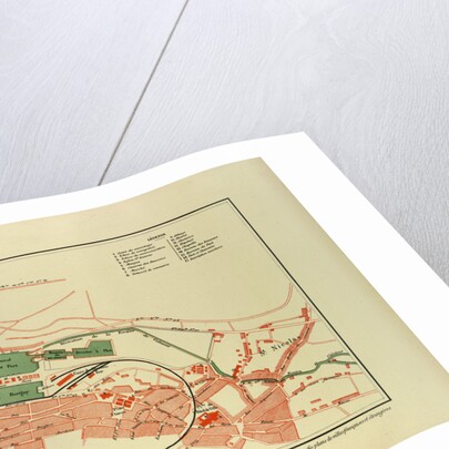 Map of Fécamp France by Anonymous