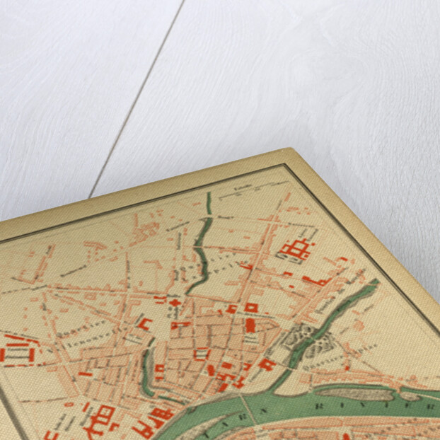 Map of Montauban France by Anonymous