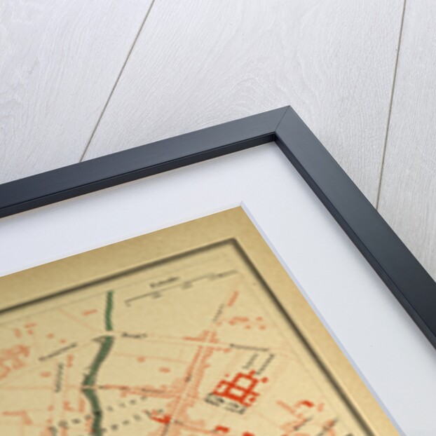 Map of Montauban France by Anonymous