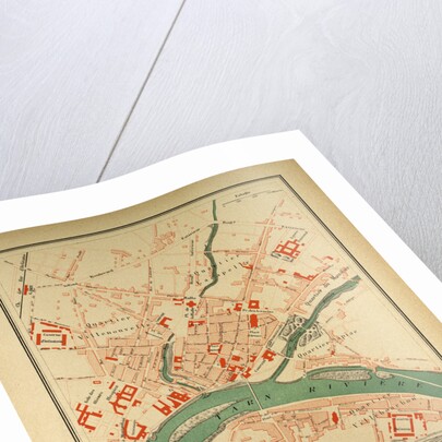 Map of Montauban France by Anonymous