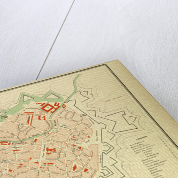 Map of Valenciennes France by Anonymous