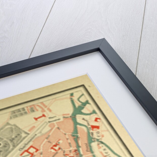 Map of Chartres France by Anonymous