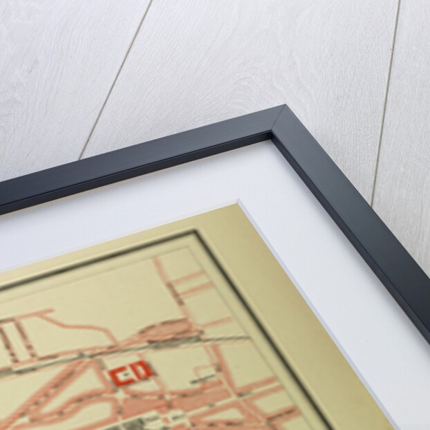 Map of Nancy France by Anonymous