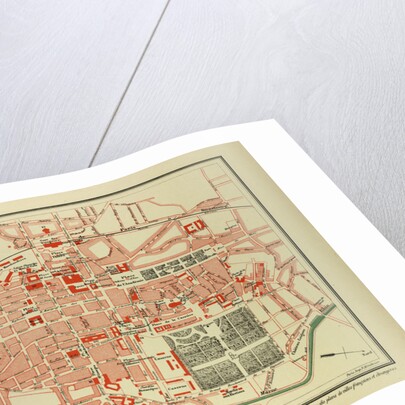 Map of Nancy France by Anonymous