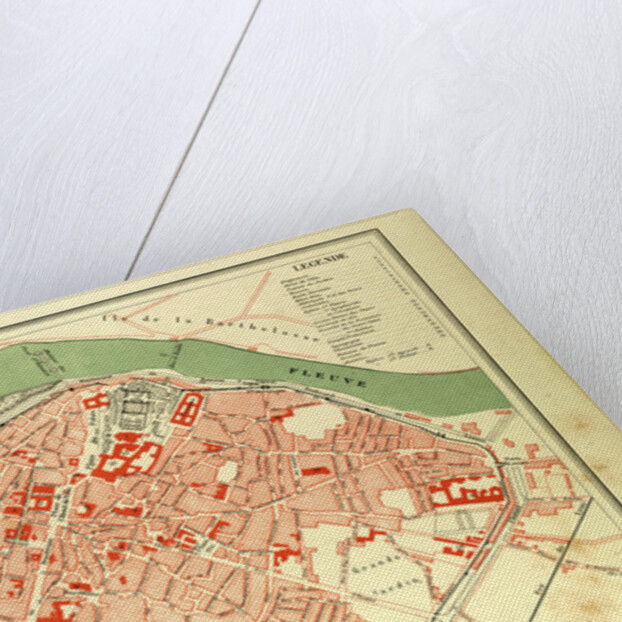 Map of Avignon France by Anonymous