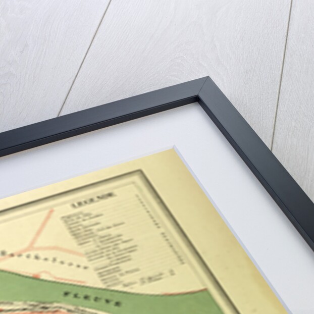 Map of Avignon France by Anonymous