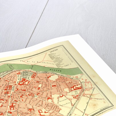 Map of Avignon France by Anonymous