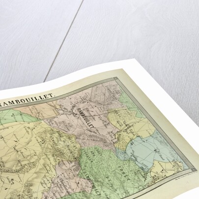 Map of Rambouillet France by Anonymous