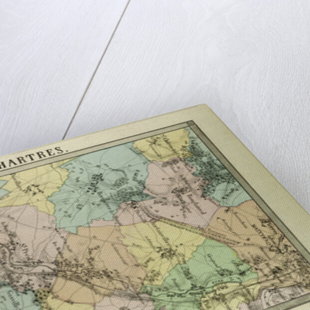 Map of Chartres France by Anonymous