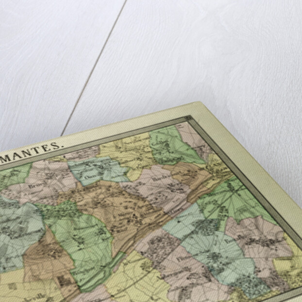 Map of Mantes France by Anonymous