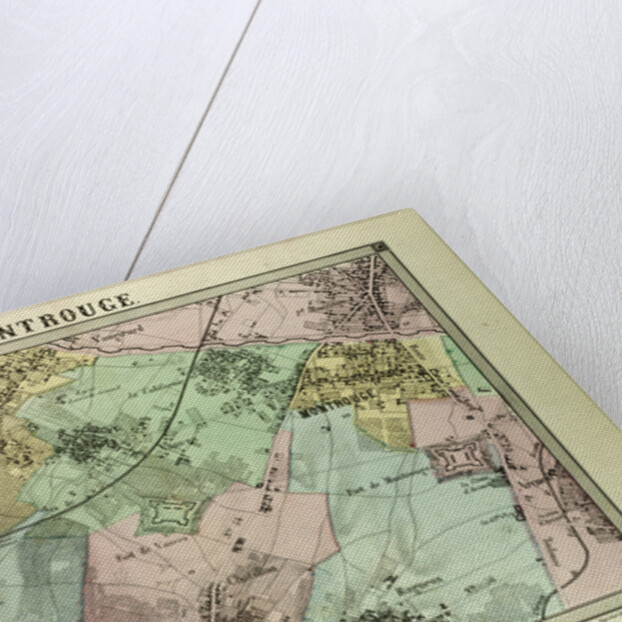 Map of Montrouge France by Anonymous