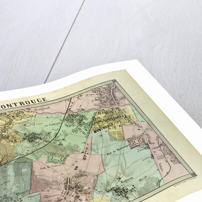 Map of Montrouge France by Anonymous