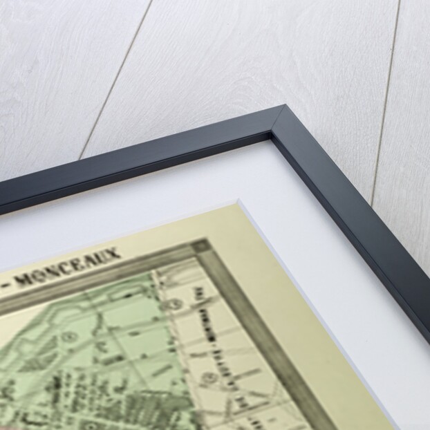 Map of the 17th Arrondissement Des Batignolles-Monceaux Paris France by Anonymous