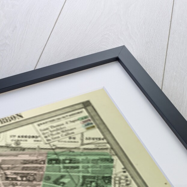 Map of the 7th Arrondissement Du Palais Bourbon Paris France by Anonymous