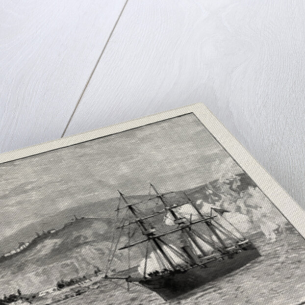 The Chilian Sloop O'Higgins Firing on the Garrison in Valparaiso Harbour 1891 by Anonymous