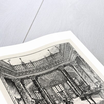 Willey Park: The Entrance Hall. by Anonymous