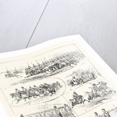 Cavalry Manoeuvres of the Bangalore Division Madras Presidency India by Anonymous