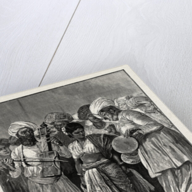 A Nautch Girl Dancing. by Anonymous