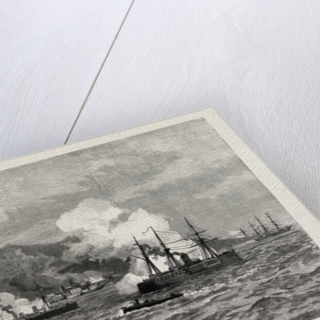 The Civil War in Chile: Bombardment of Iquique. by Anonymous