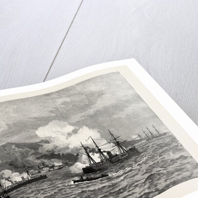 The Civil War in Chile: Bombardment of Iquique. by Anonymous