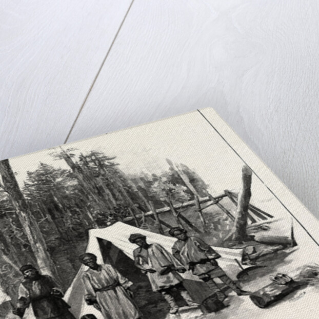 Mr. A.Oe. Pratt's Travels in Western China and Tibet: Collectors and Tent on the Mountains Altitude 13500 Feet by Anonymous