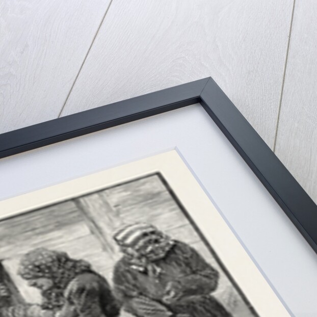 Sketches in Siberia Courtyard of the Prison for Criminals at Krasnoiarsk: Peasant Women Selling Bread Tea and Sugar to Prisoners. by Anonymous