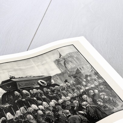 The Funeral of Count Moltke: Procession to the Lehrter Railway Station Berlin Germany by Anonymous