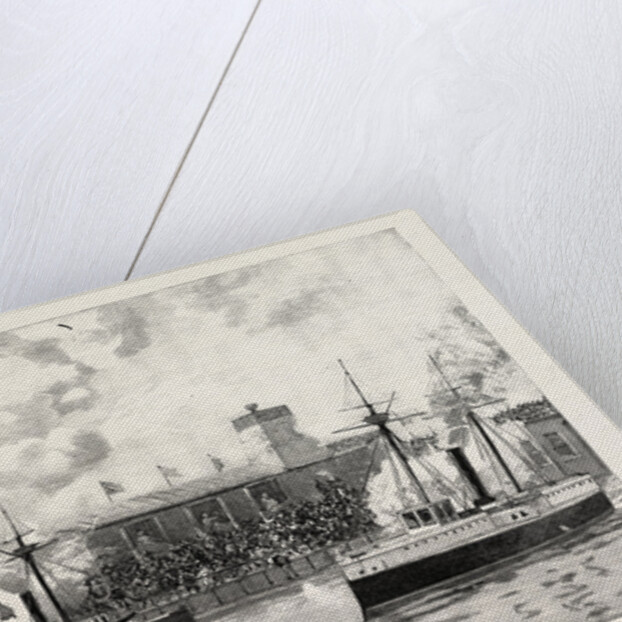 Naval Action Between Model Ships at the Royal Naval Exhibition. by Anonymous