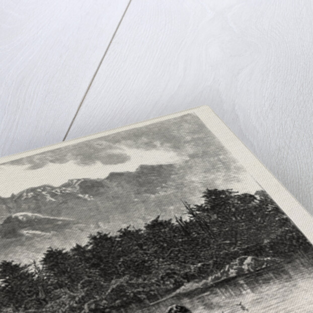 Te Anau One of the New Zealand Lakes: Mount Oilé from Botanist Bay by Anonymous