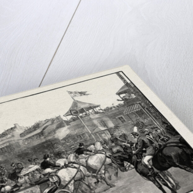 Ascot Races: Arrival of the Royal Party by Anonymous