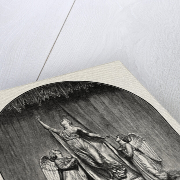 The Princess Charlotte Monument. The Princess Charlotte Augusta, 1796 - 1817. Daughter of George, Prince of Wales and Caroline of Brunswick. by Anonymous