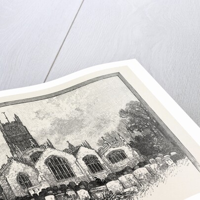 Cirencester, the Exterior of the Church, from the East by Anonymous
