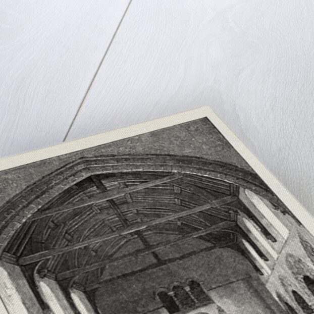 Brixworth Church, Looking West by Anonymous