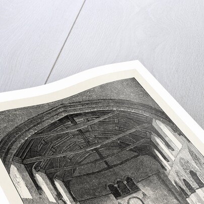 Brixworth Church, Looking West by Anonymous