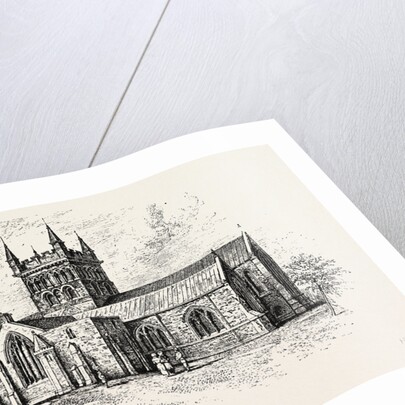 Wimborne Minster: View from the South East by Anonymous