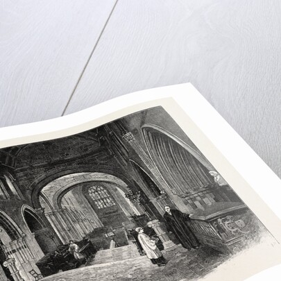 Wimborne: The Nave, Looking West by Anonymous