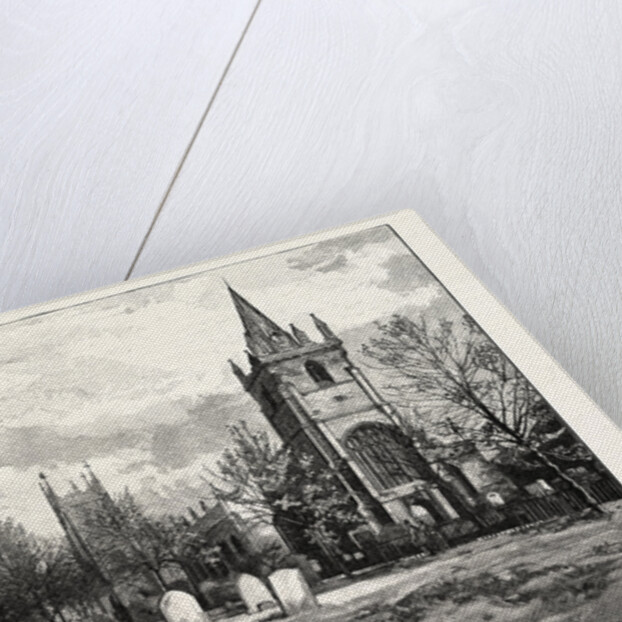 From Left to Right: All Saints' Church, the Bell Tower, Evesham Abbey, St. Laurence's Church by Anonymous