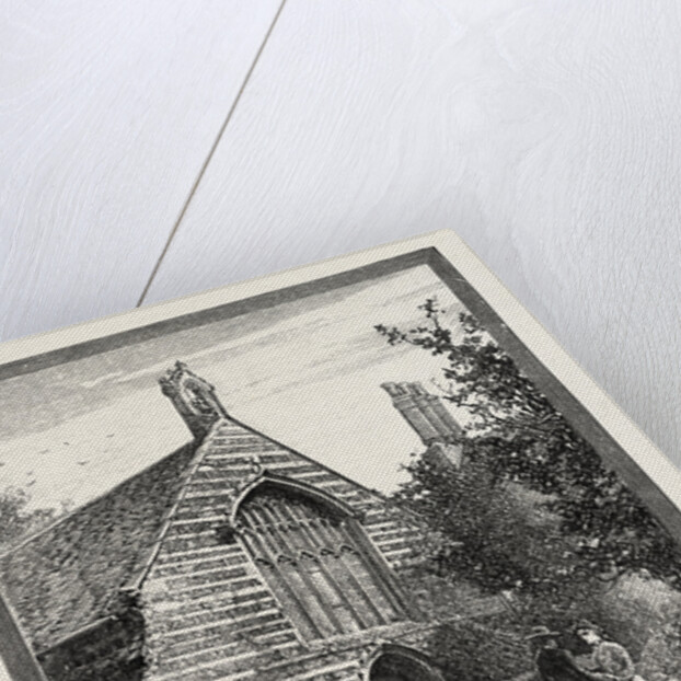 Bede-House, with Rectory Chimney. by Anonymous