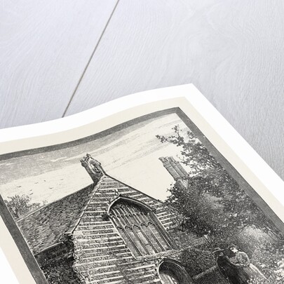 Bede-House, with Rectory Chimney. by Anonymous
