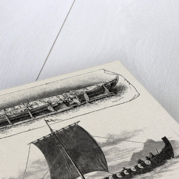 The Viking's Ship: The Vessel When Brought to Christiania by Anonymous