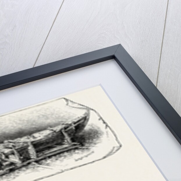 The Viking's Ship: The Vessel When Brought to Christiania by Anonymous