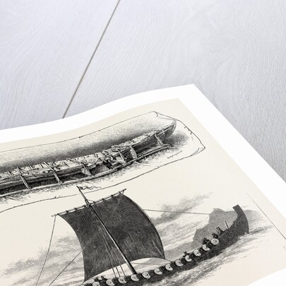 The Viking's Ship: The Vessel When Brought to Christiania by Anonymous