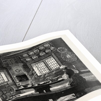 Interior of an Old Thelemarken House Now at Bygdo, Near Christiania, Oslo by Anonymous