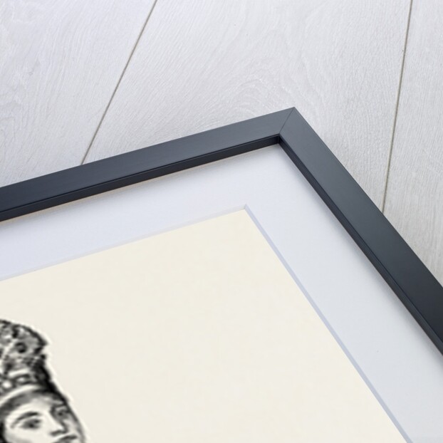 A Norwegian Bride Wearing Her Crown by Anonymous