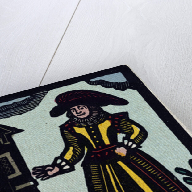 Illustration of English Tales Folk Tales and Ballads. A Person Wearing a Yellow Dress by Anonymous