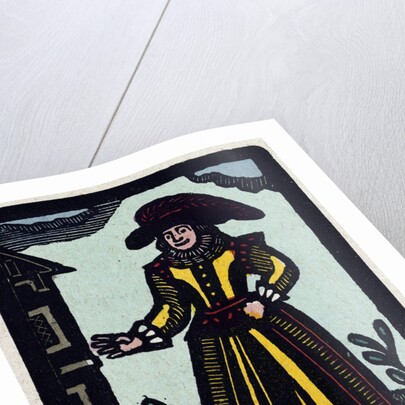 Illustration of English Tales Folk Tales and Ballads. A Person Wearing a Yellow Dress by Anonymous