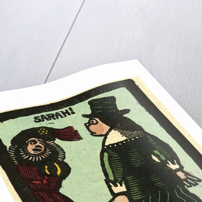 Illustration of English Tales Folk Tales and Ballads. Sarah with a Man. A Pipe Falling on the Floor. by Anonymous
