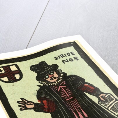 Illustration of English Tales Folk Tales and Ballads. A Man with a Book. by Anonymous