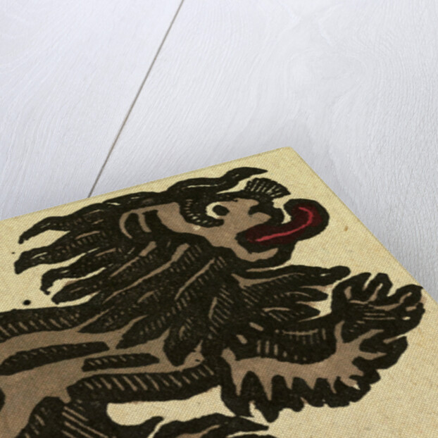 Illustration of English Tales Folk Tales and Ballads. Lion by Anonymous